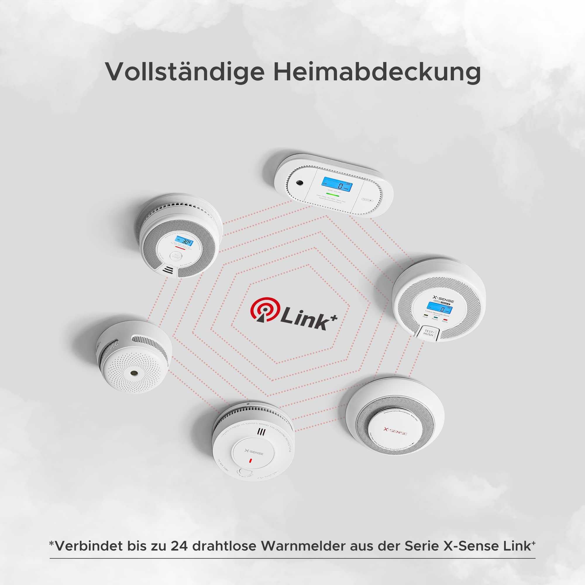 X-Sense SC07-W Drahtlose Verbundene Kombinierte Rauch- und Kohlenmonoxid-Melder - Maximale Sicherheit und Konnektivität für Ihr Zuhause Mesch Shop X-Sense SC07-W Drahtlose Verbundene Kombinierte Rauch- und Kohlenmonoxid-Melder - Maximale Sicherheit und Konnektivität für Ihr Zuhause Mesch Shop